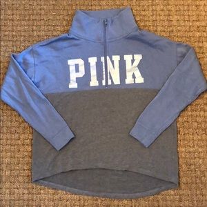 Victoria’s Secret PINK 1/2 zip Sweatshirt pullover
